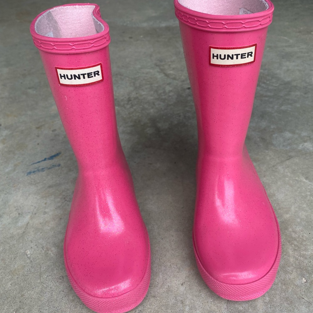 Hunter Pink Rain Boots